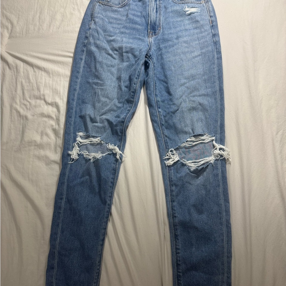 American Eagle Comfort Stretch mom Jeans 00R